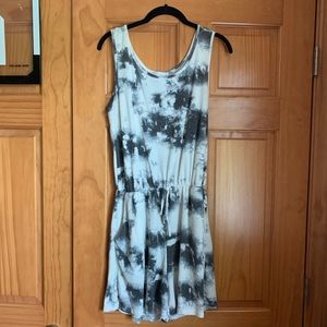 Tye dye romper shorts size L